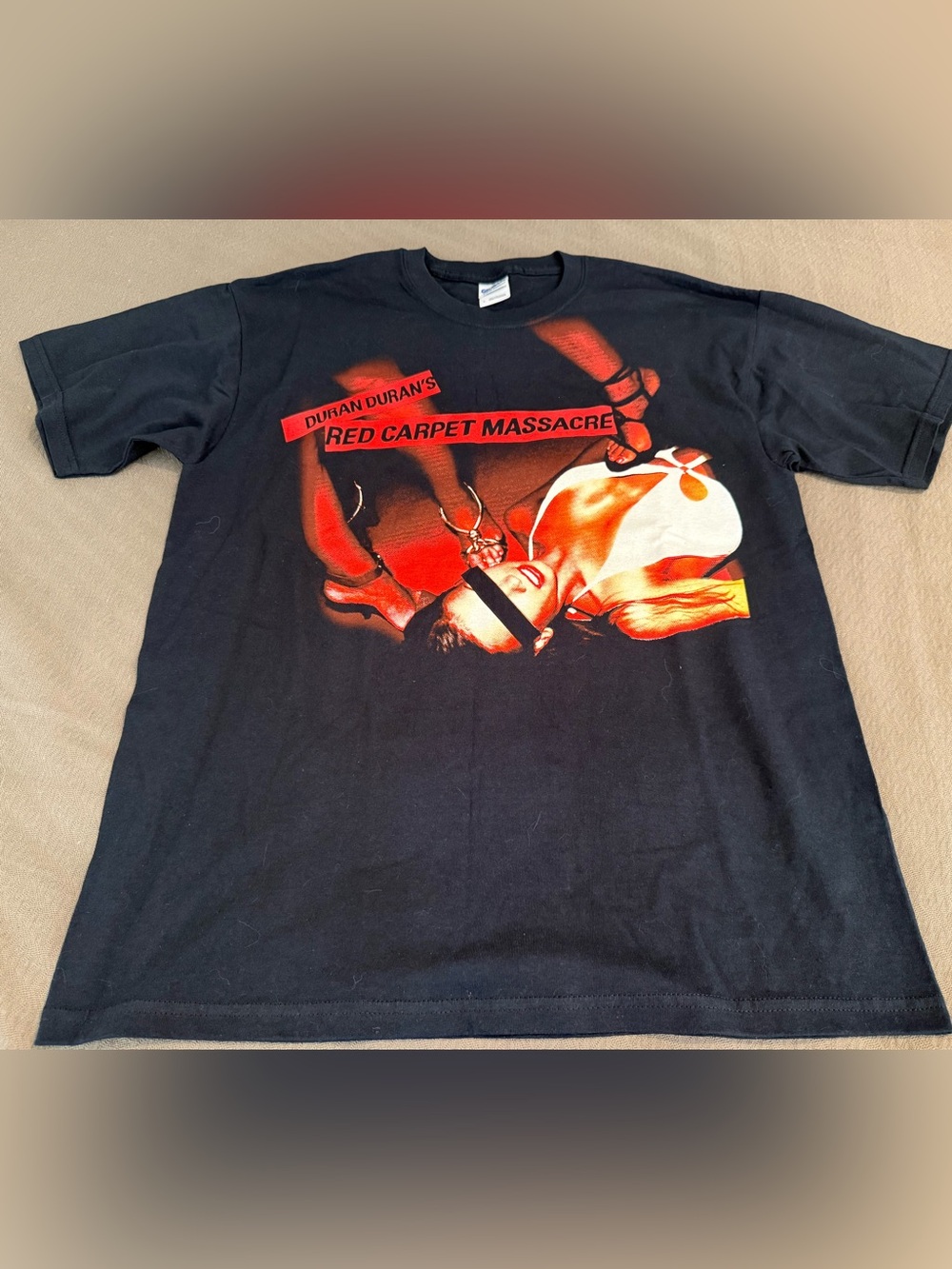🆕 Duran Duran Red Carpet Massacre Tour 2008 vip tee shirt new wave large